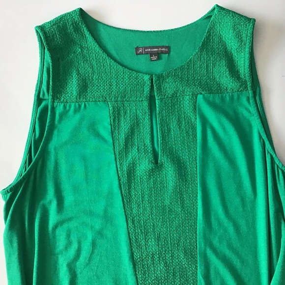 Adrianna Papell Tops - Adrianna Papell Asymmetrical, Sleeveless keyhole